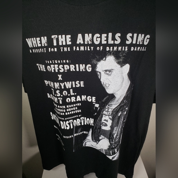 Vintage 2000 Social Distortion When The Angels Sing Dennis Danell Concert Tee XL - Picture 2 of 5